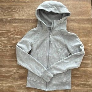 Lululemon Full Gray Zip-Up Hoodie